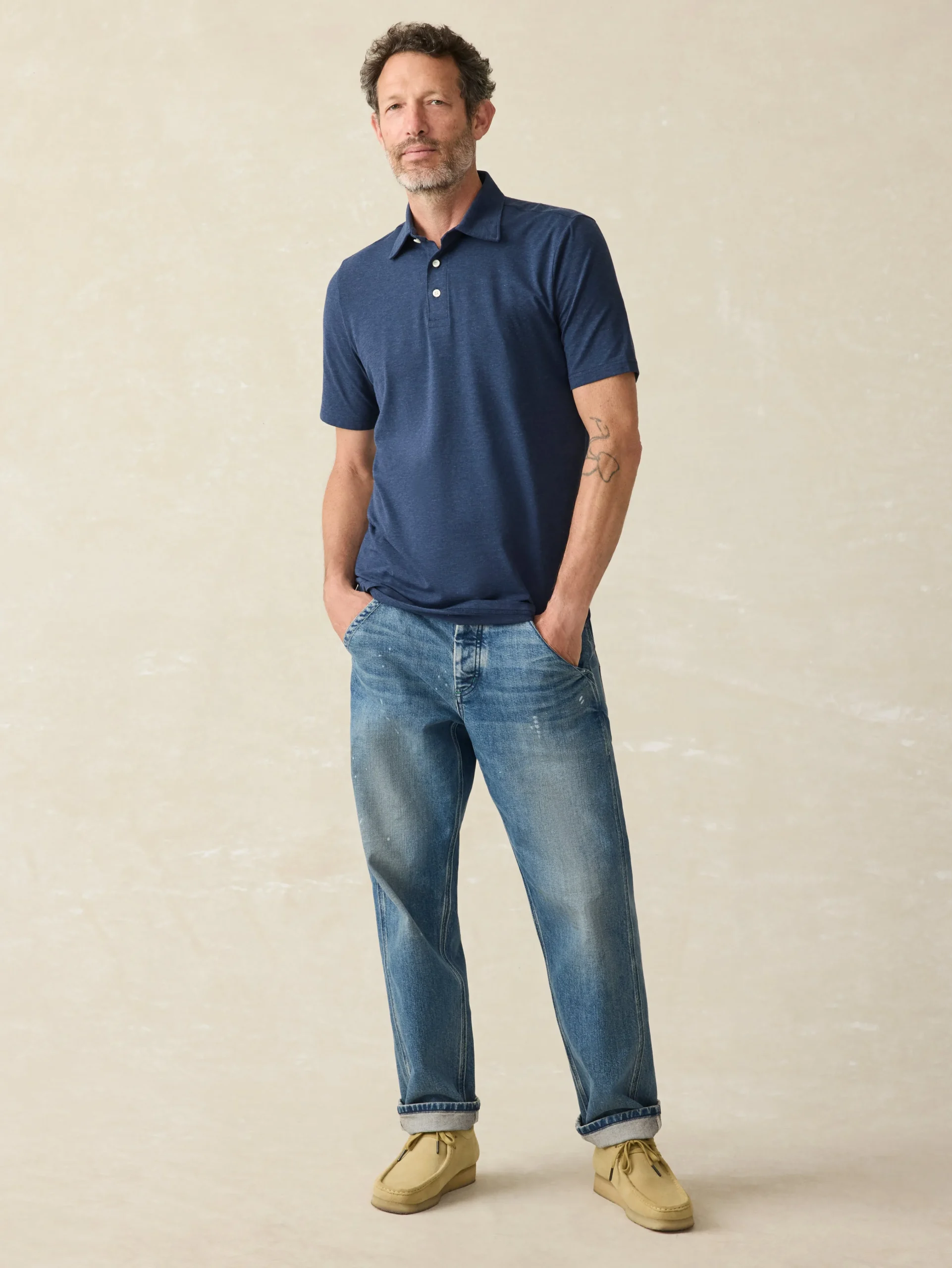 Faherty Brand Movement™ Short-Sleeve Polo Shirt -^ Polo Shirts