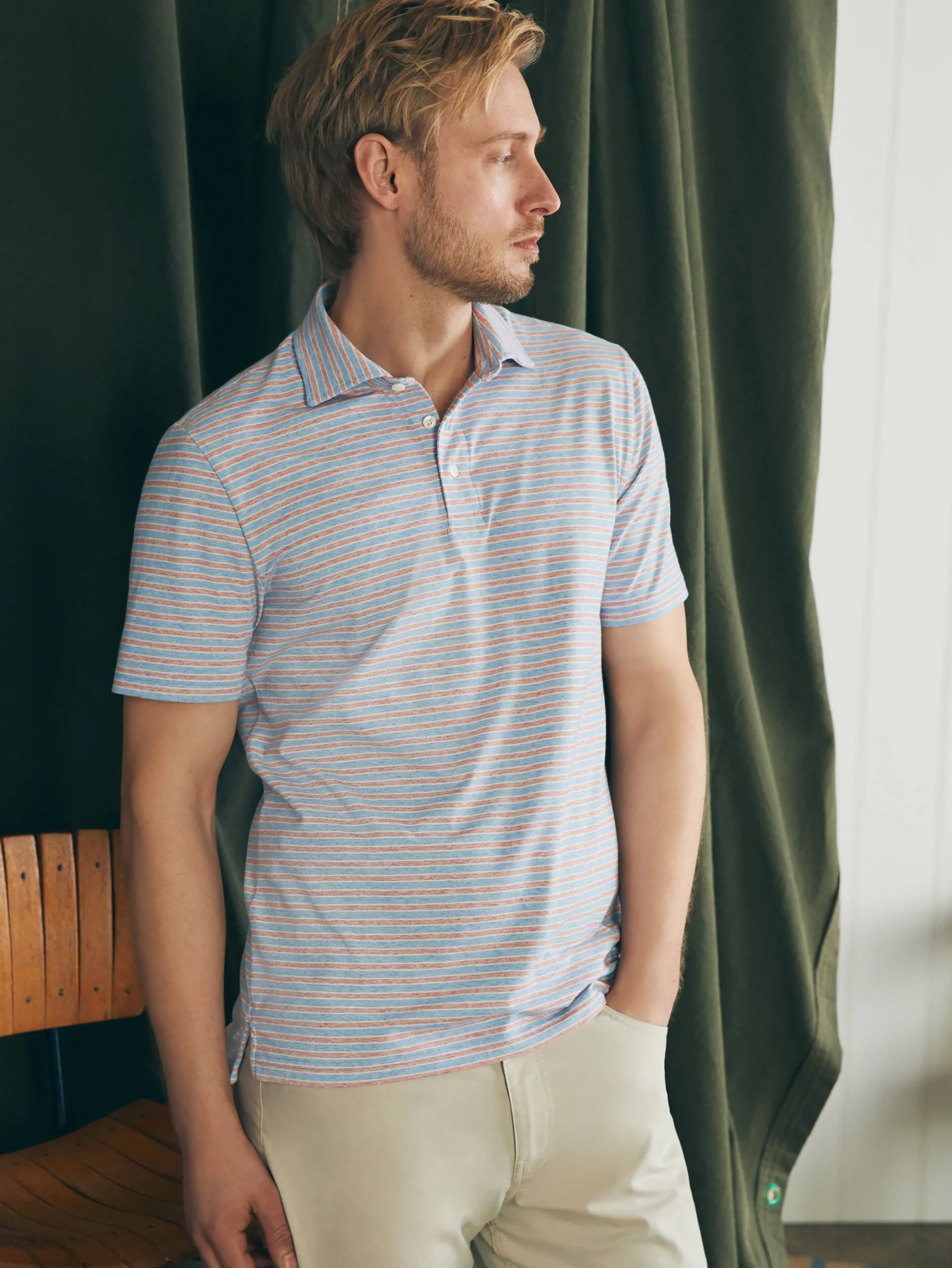 Faherty Brand Movement™ Short-Sleeve Polo Shirt -^ Polo Shirts