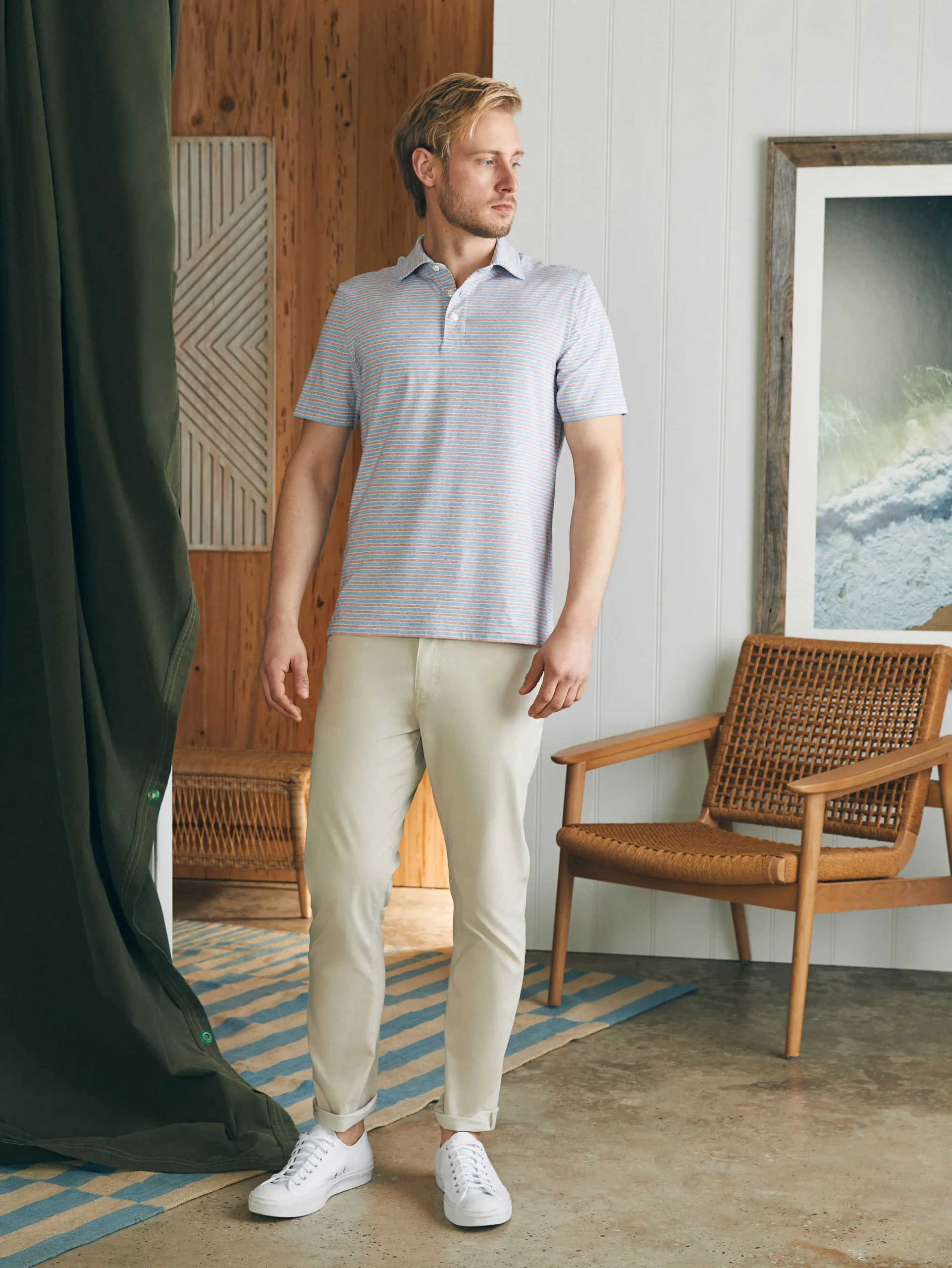 Faherty Brand Movement™ Short-Sleeve Polo Shirt -^ Polo Shirts
