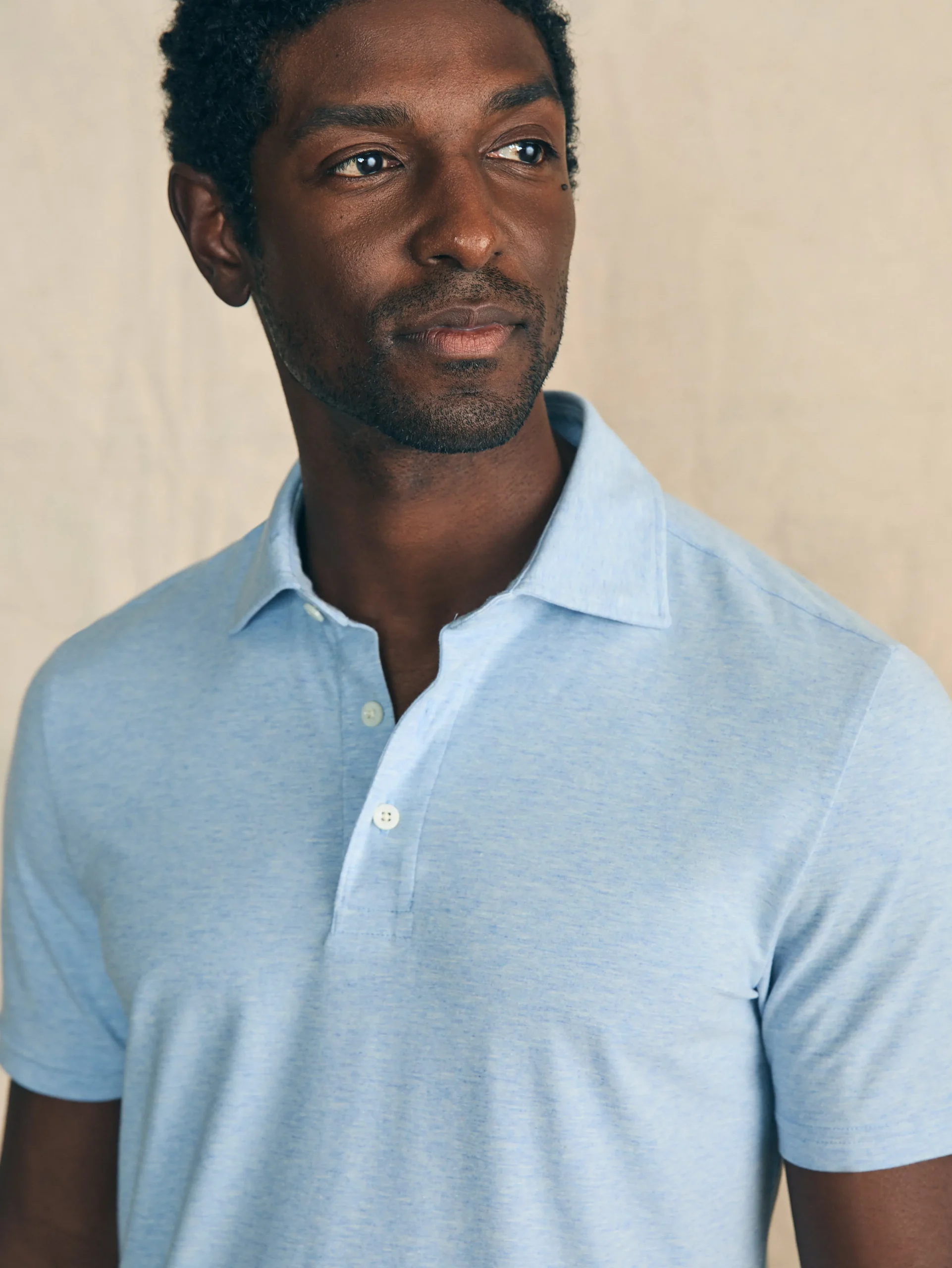 Faherty Brand Movement™ Short-Sleeve Polo Shirt (Tall) -^ Polo Shirts|T-Shirts & Henleys