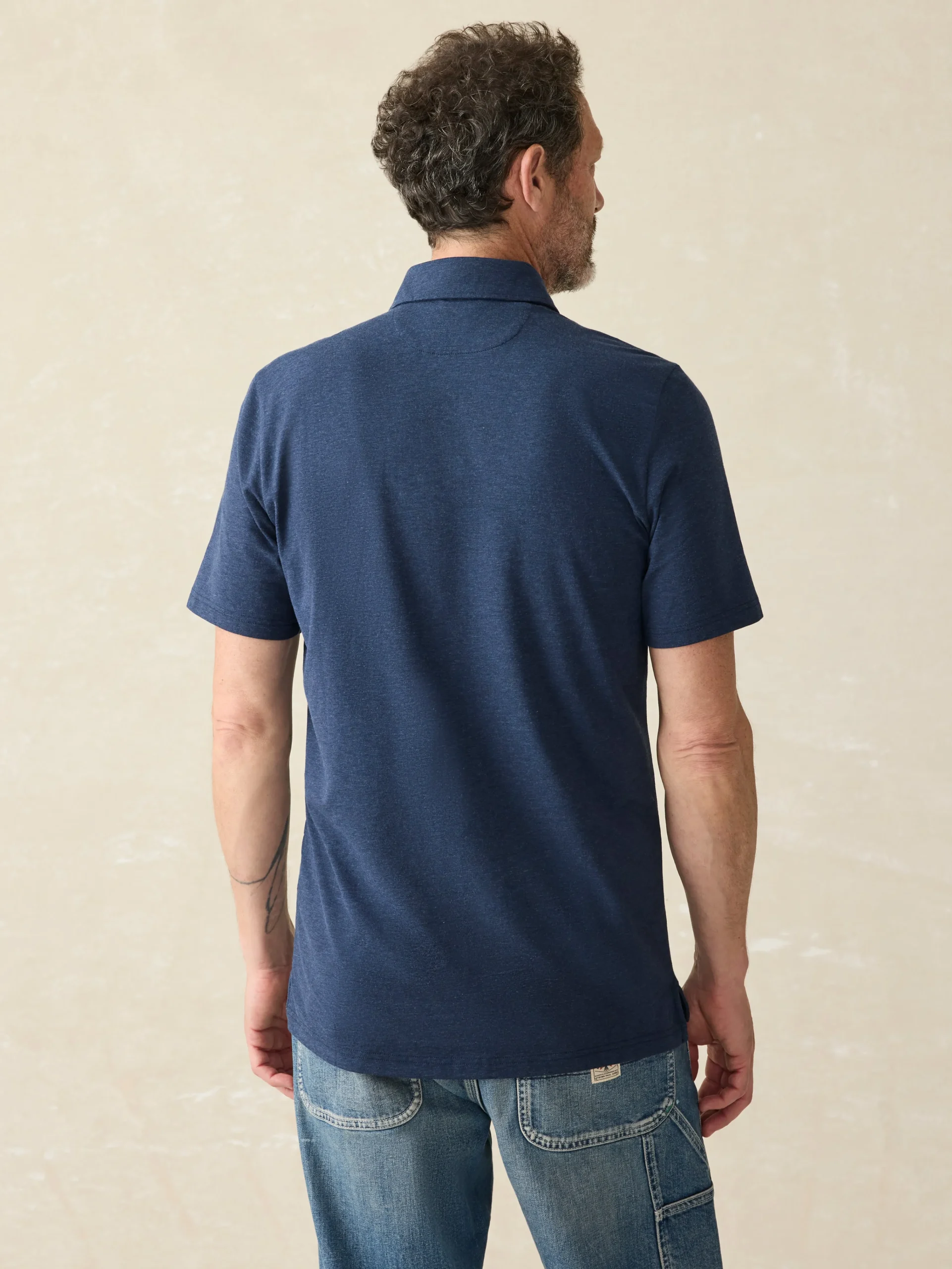 Faherty Brand Movement™ Short-Sleeve Polo Shirt (Tall) -^ Polo Shirts