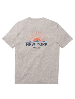 Faherty Brand New York Short-Sleeve Crew T-Shirt -^ T-Shirts & Henleys