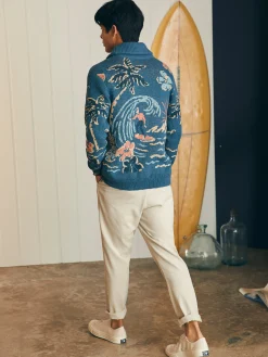 Faherty Brand Offshore Swell Cardigan -^ Sweaters