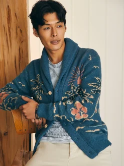 Faherty Brand Offshore Swell Cardigan -^ Sweaters