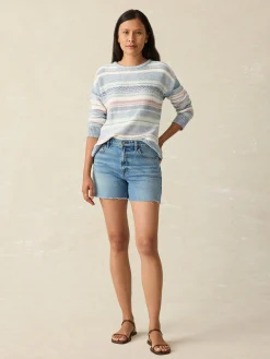 Faherty Brand Organic Cotton Denim Short -^Women Shorts & Skirts