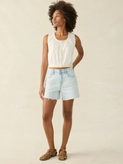 Faherty Brand Organic Cotton Denim Short -^Women Shorts & Skirts