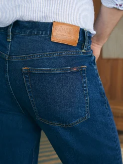 Faherty Brand Organic Cotton Slim Straight Denim (32