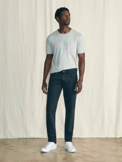 Faherty Brand Organic Cotton Slim Straight Denim (32" Inseam) -^ Pants