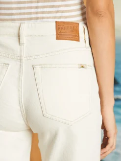 Faherty Brand Organic Cotton Slim Straight Ankle Denim -^Women Pants|Jeans