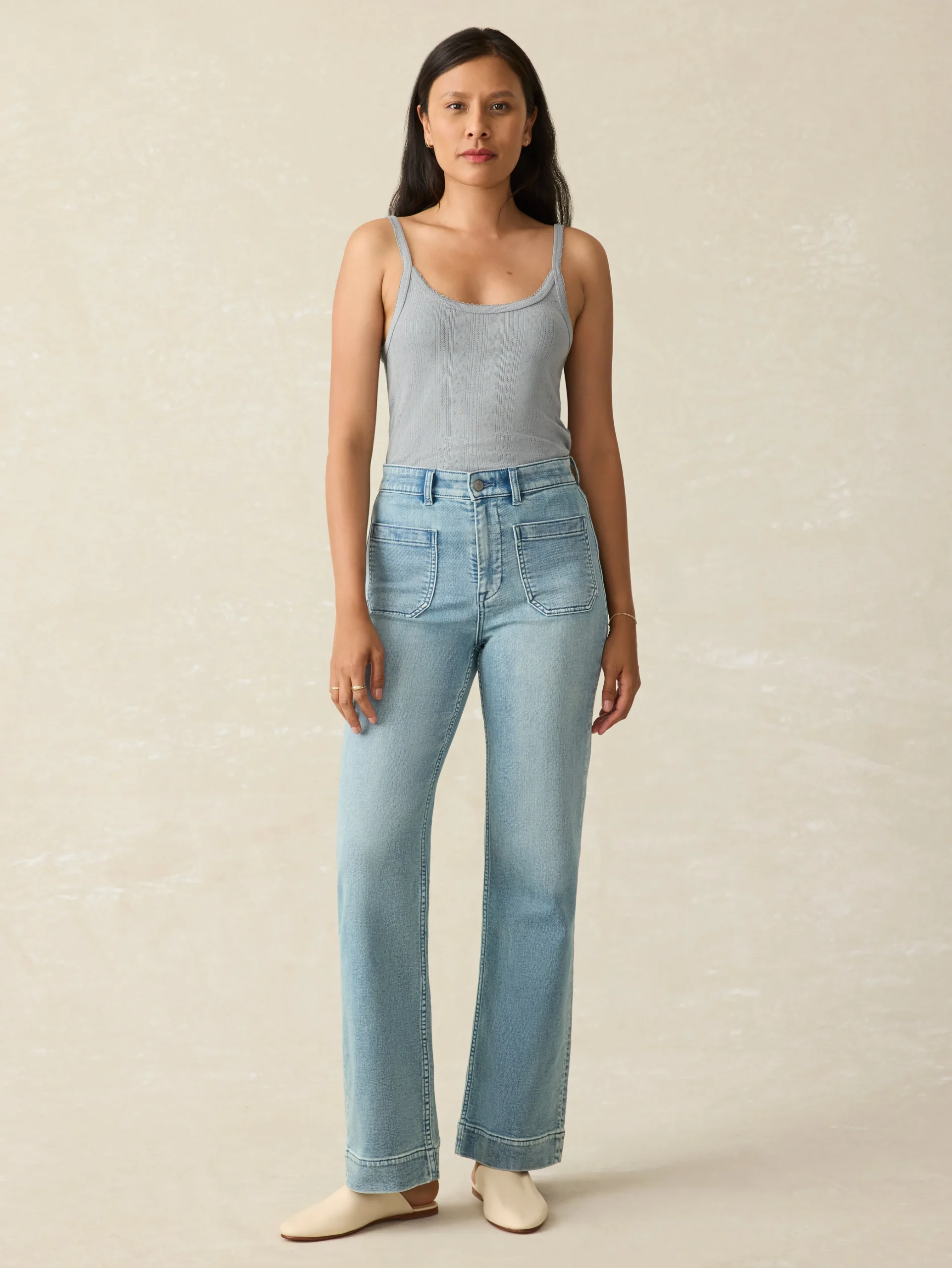Faherty Brand Pacific Pointelle Tank -^Women T-Shirts
