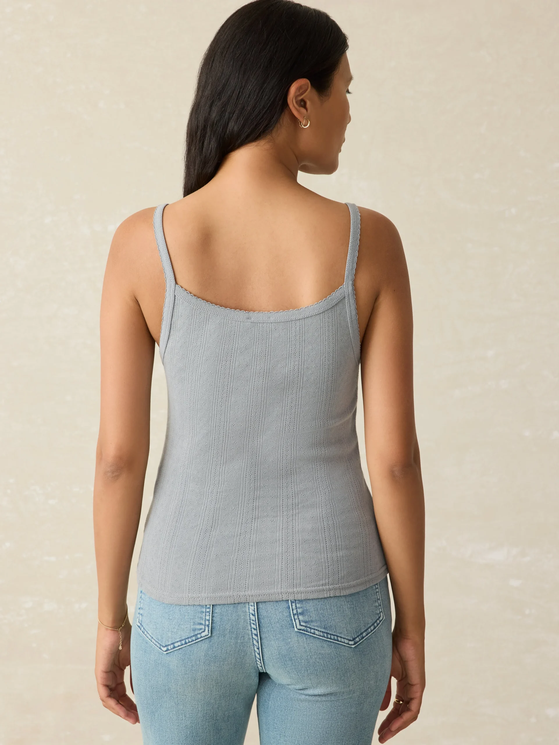 Faherty Brand Pacific Pointelle Tank -^Women T-Shirts
