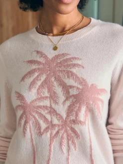 Faherty Brand Palm Coast Cashmere Crew -^Women Sweaters