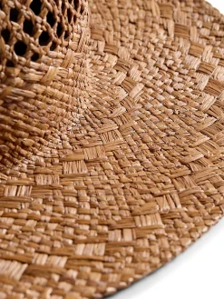 Faherty Brand Raffia Mixed Stitch Fedora -^Women Swim|Hats