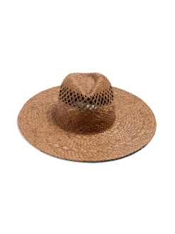 Faherty Brand Raffia Mixed Stitch Fedora -^Women Swim|Hats