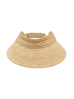 Faherty Brand Raffia Packable Visor -^Women Swim|Hats