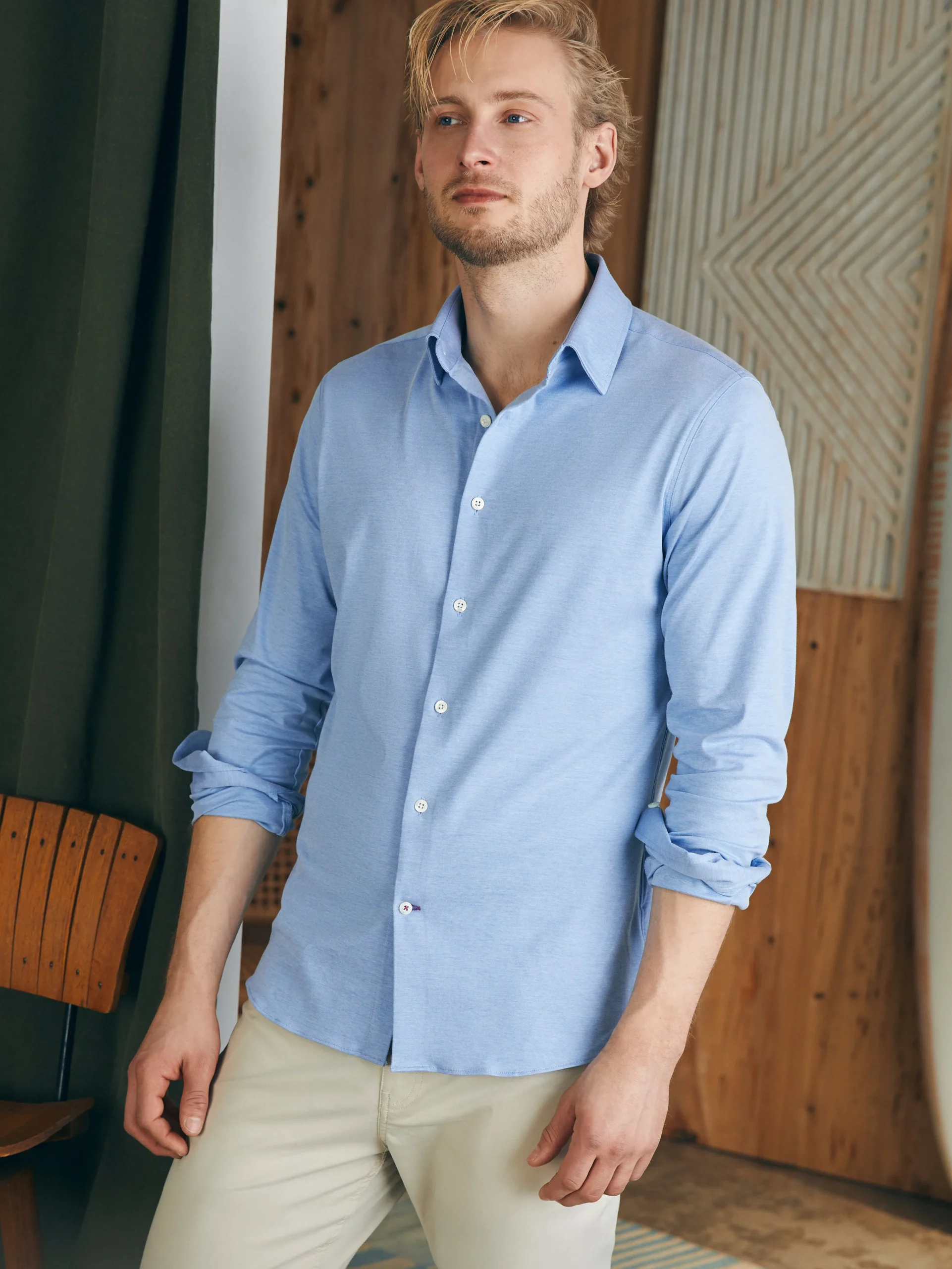 Faherty Brand Reserve Knit Shirt -^ Shirts