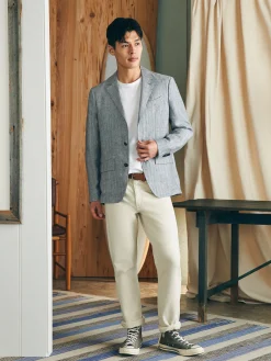 Faherty Brand Reserve Linen Herringbone Blazer -^ Blazers