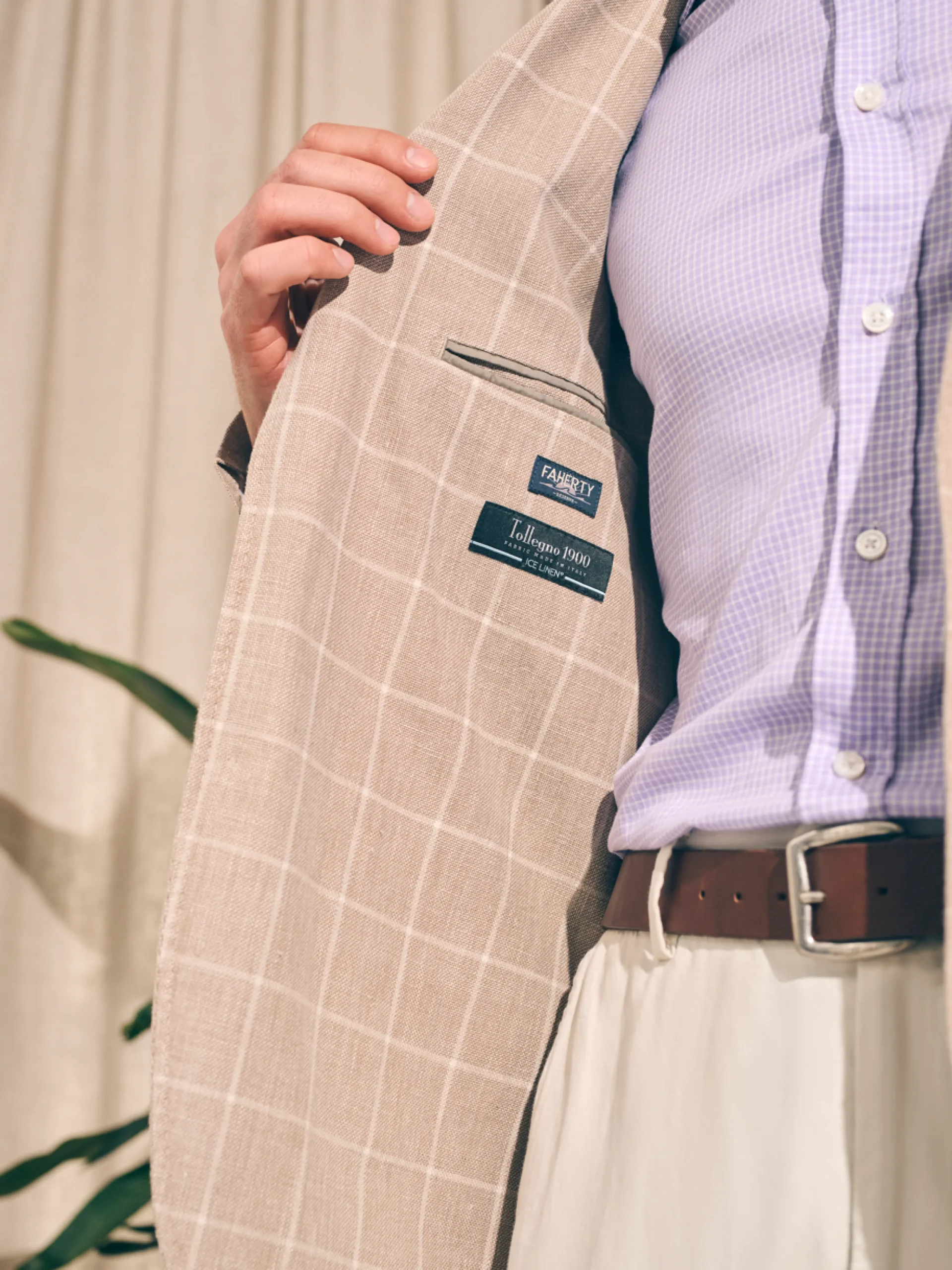 Faherty Brand Reserve Linen Yarn Dyed Blazer -^ Blazers