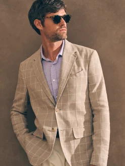 Faherty Brand Reserve Linen Yarn Dyed Blazer -^ Blazers