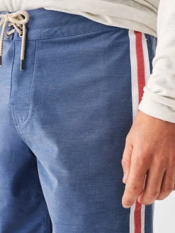Faherty Brand Retro Surf Stripe Boardshort (7" Inseam) -^ Swim