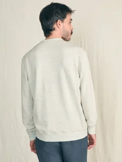 Faherty Brand Reversible French Terry Crew -^ Hoodies & Sweatshirts