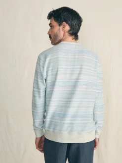 Faherty Brand Reversible French Terry Crew -^ Hoodies & Sweatshirts