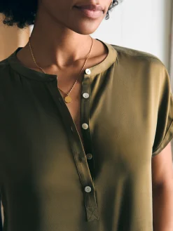 Faherty Brand Sandwashed Silk Desmond Top -^Women Shirts & Tops