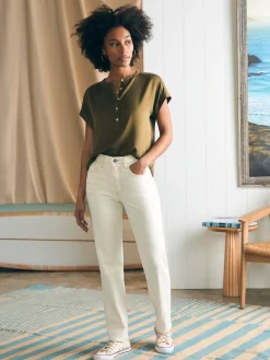 Faherty Brand Sandwashed Silk Desmond Top -^Women Shirts & Tops