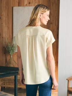 Faherty Brand Sandwashed Silk Desmond Top -^Women Shirts & Tops