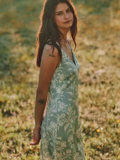 Faherty Brand Sandwashed Silk Slip Dress -^Women Dresses