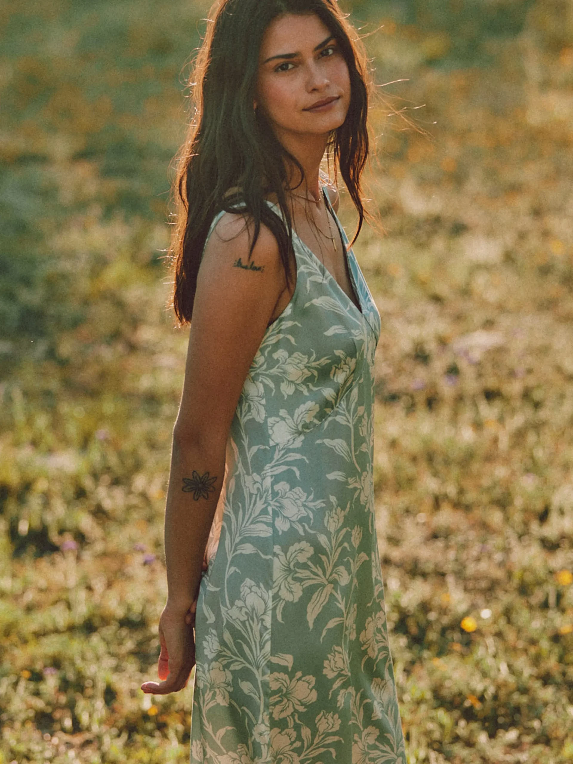 Faherty Brand Sandwashed Silk Slip Dress -^Women Dresses