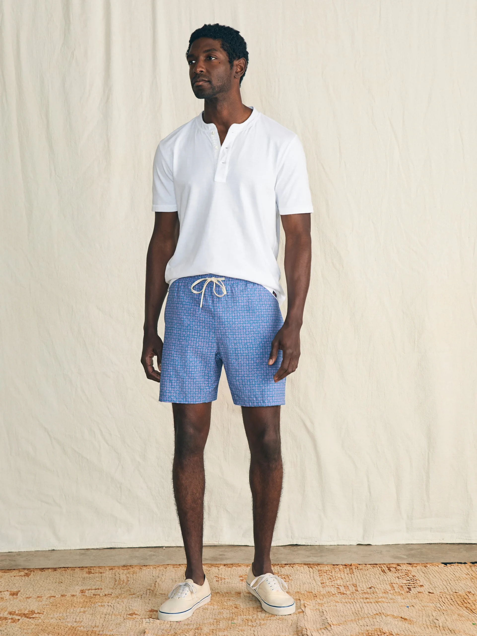 Faherty Brand Shorelite Active Swim Short (7" Inseam) -^ Swim