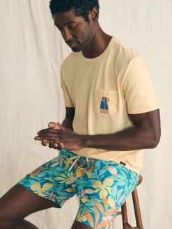 Faherty Brand Shorelite Active Swim Short (7" Inseam) -^ Swim