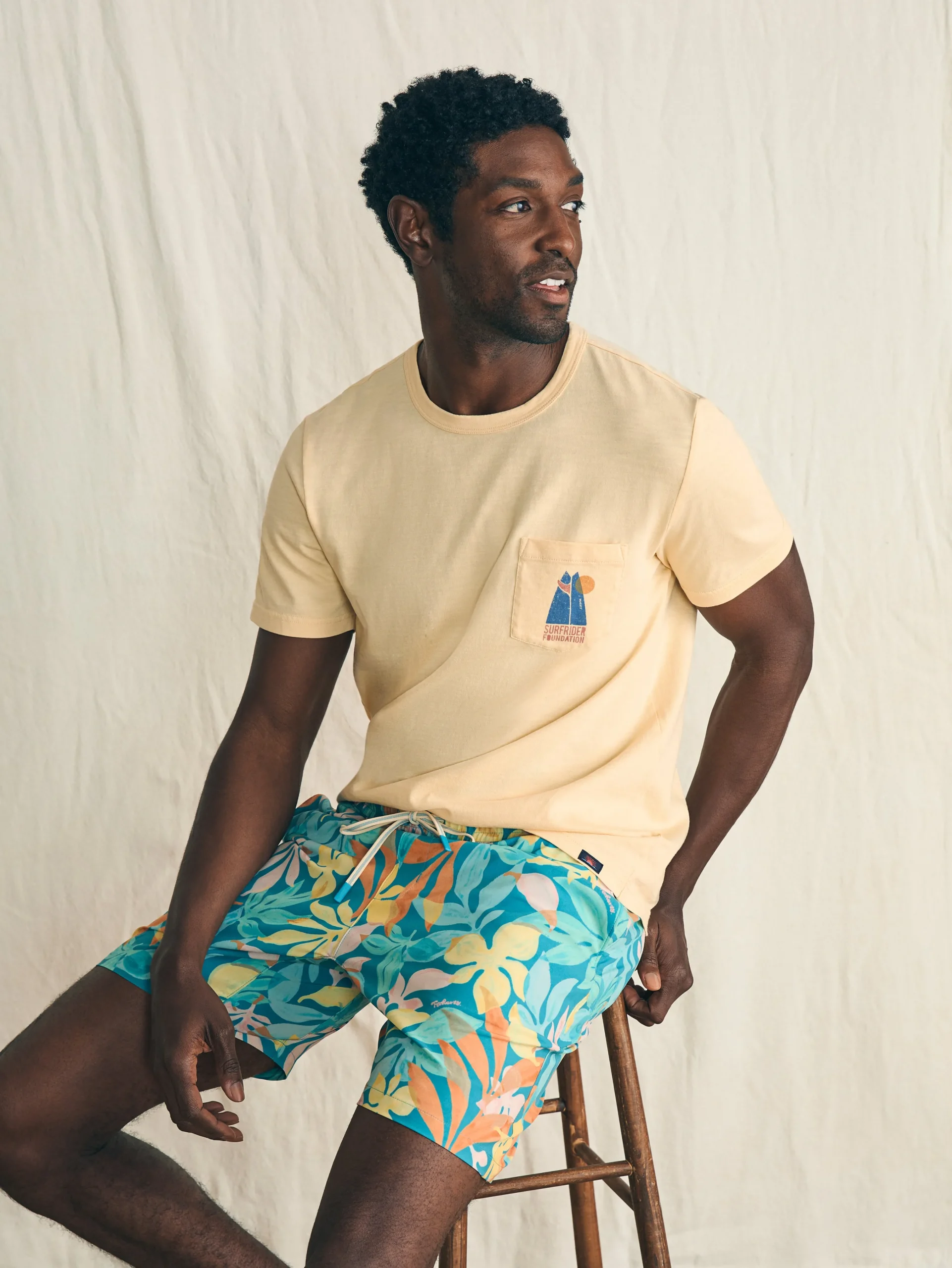 Faherty Brand Shorelite Active Swim Short (7" Inseam) -^ Swim