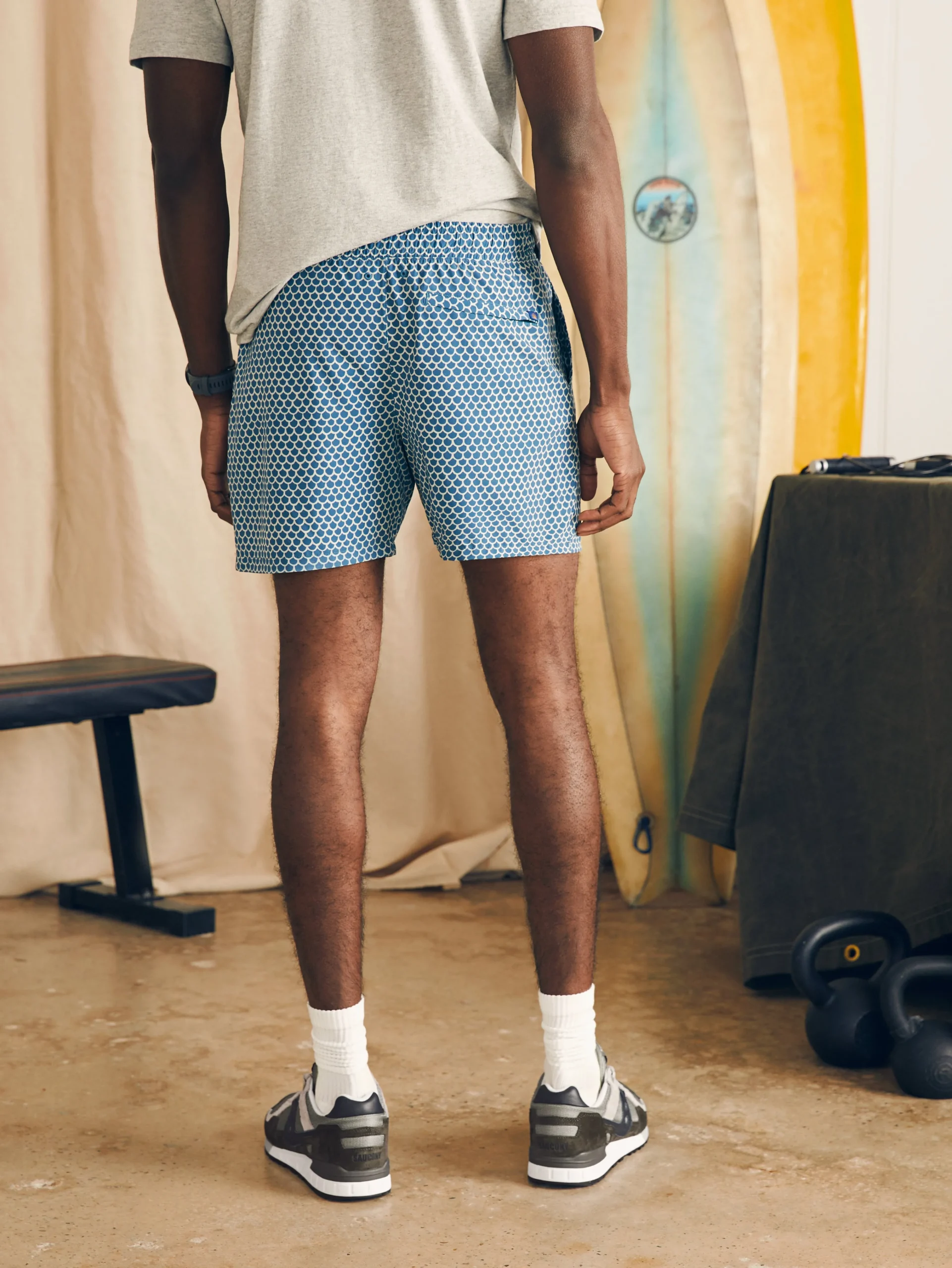 Faherty Brand Shorelite Active Swim Short (7" Inseam) -^ Shorts|Swim
