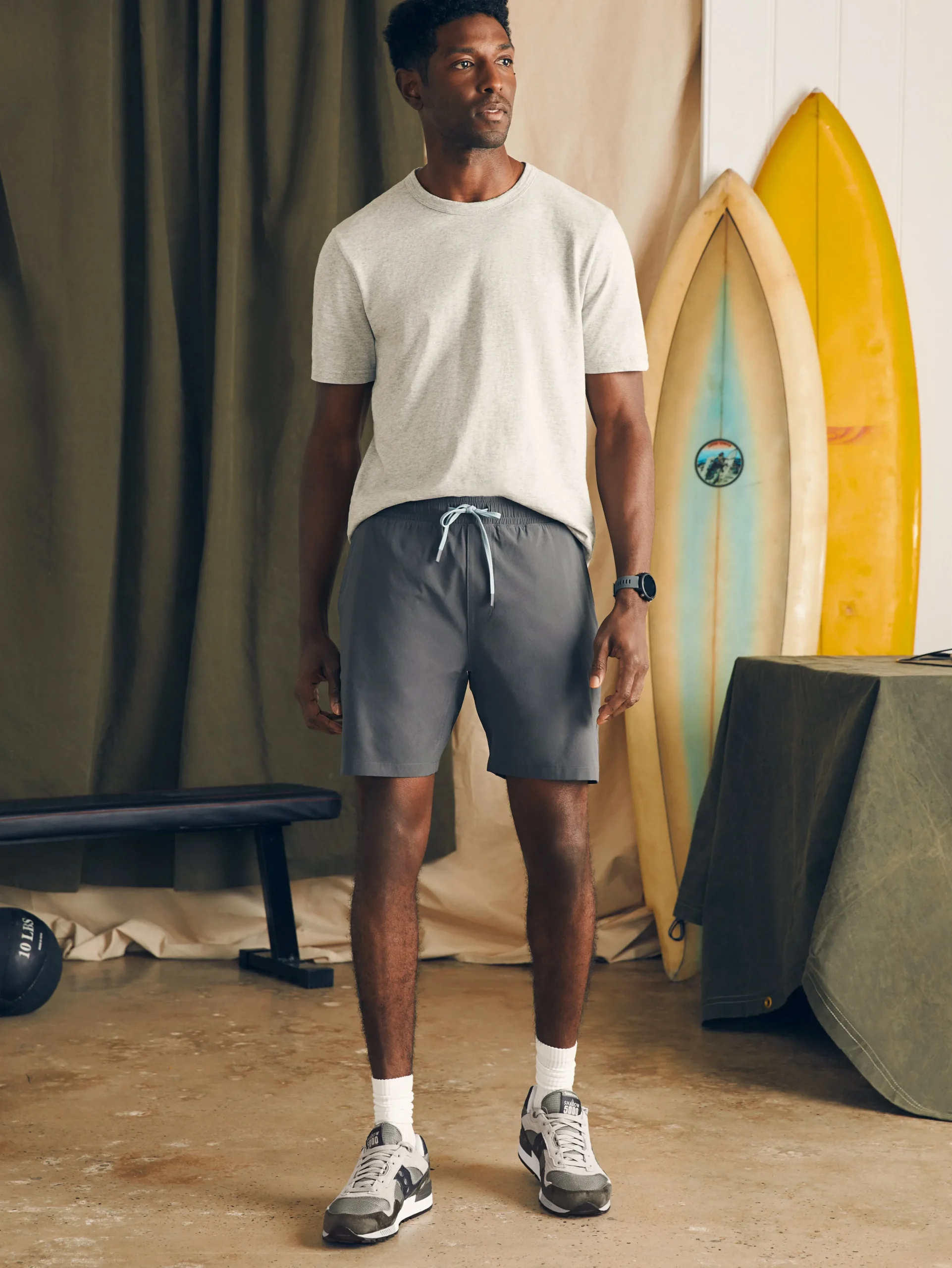 Faherty Brand Shorelite Active Swim Short (7" Inseam) -^ Shorts|Swim