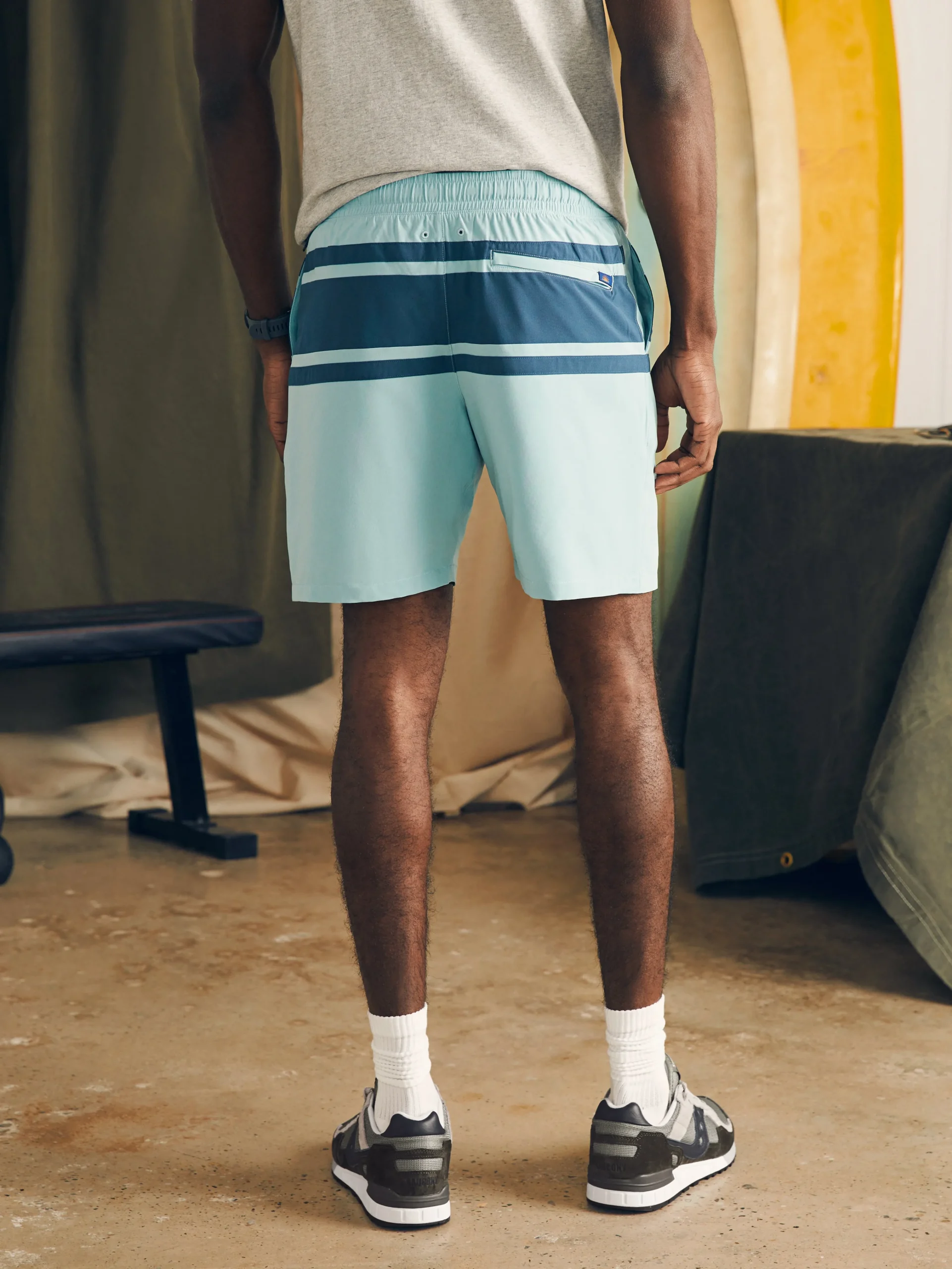 Faherty Brand Shorelite Active Swim Short (7" Inseam) -^ Shorts|Swim