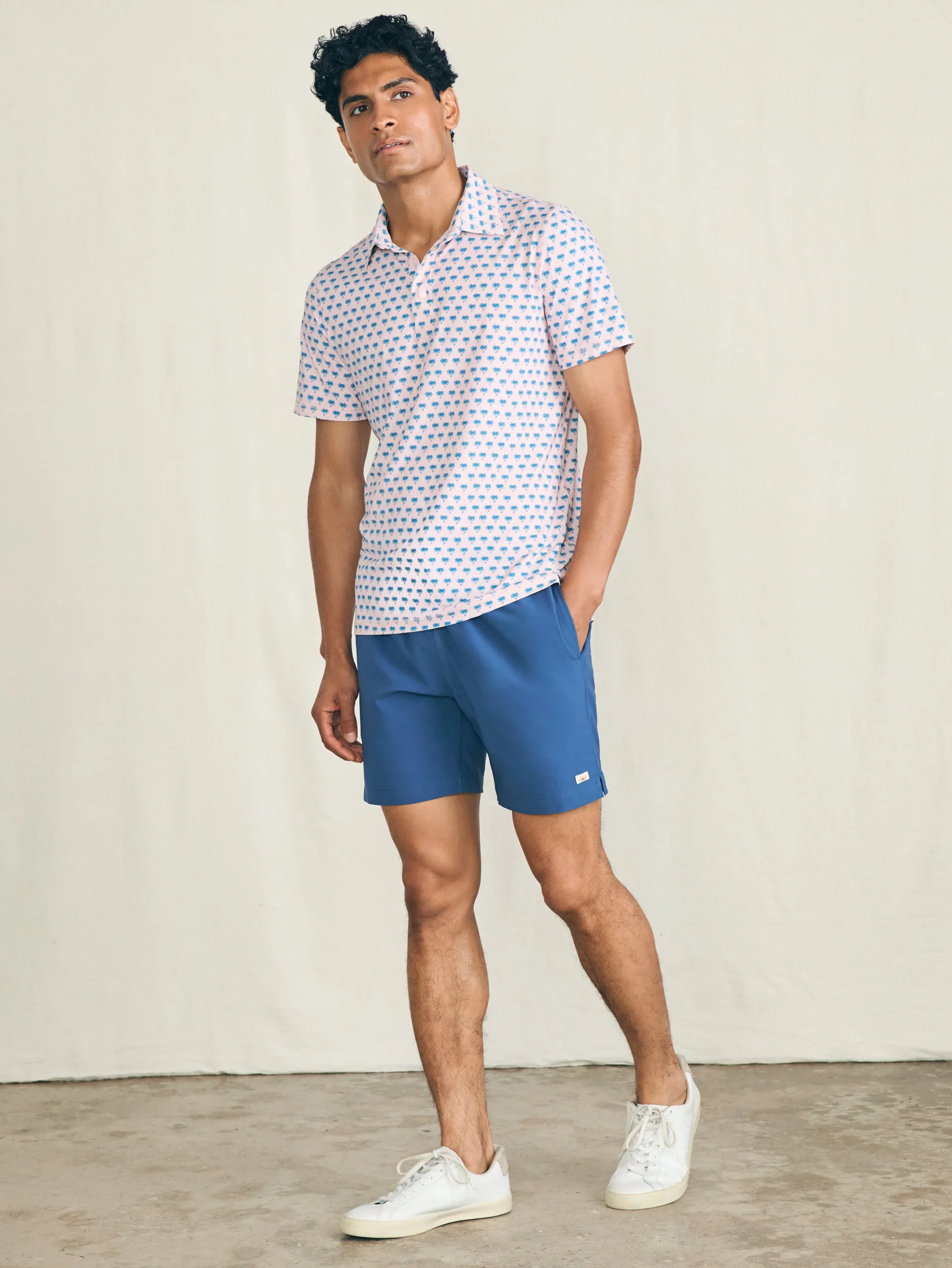 Faherty Brand Shorelite Short-Sleeve Tech Polo -^ Polo Shirts