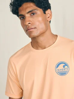 Faherty Brand Shorelite Short-Sleeve Tech Tee -^ T-Shirts & Henleys