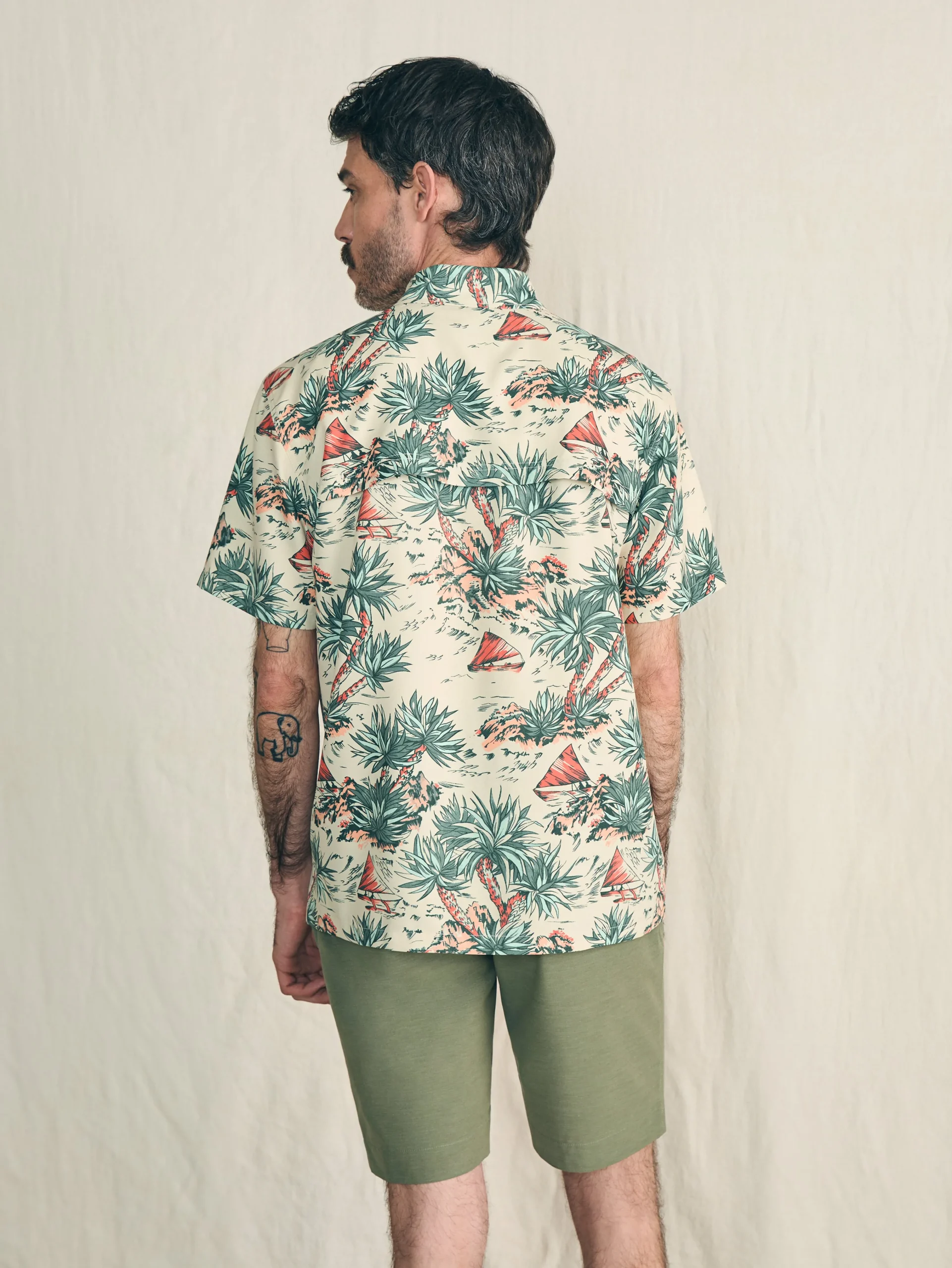 Faherty Brand Shorelite Short-Sleeve Tech Shirt -^ Shirts