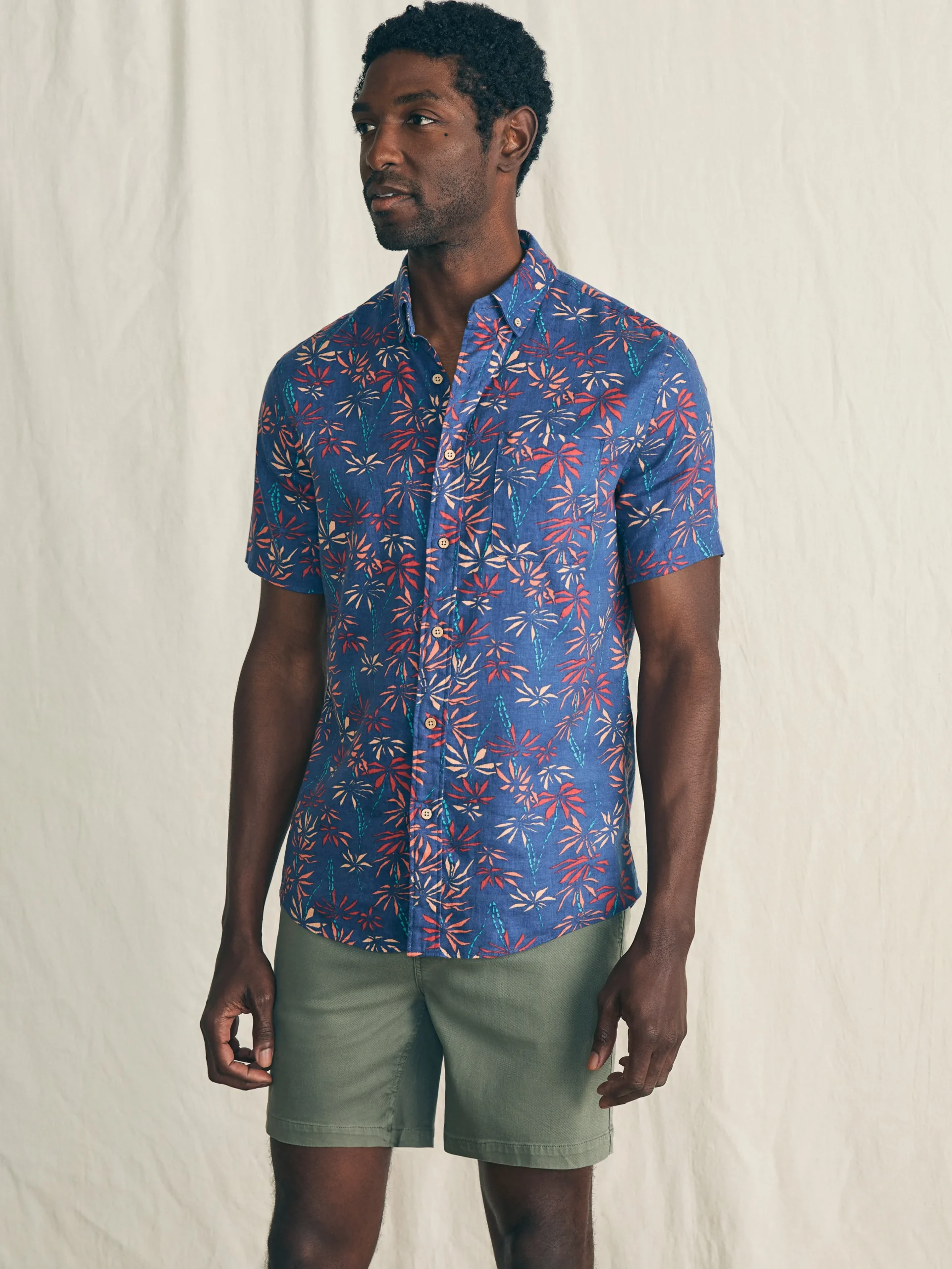 Faherty Brand Short-Sleeve Breeze Shirt -^ Shirts