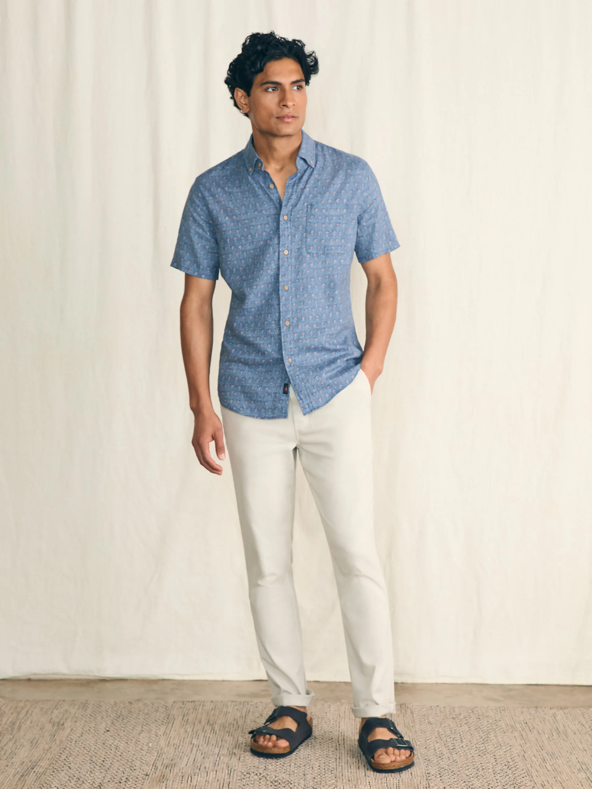Faherty Brand Short-Sleeve Breeze Shirt -^ Shirts