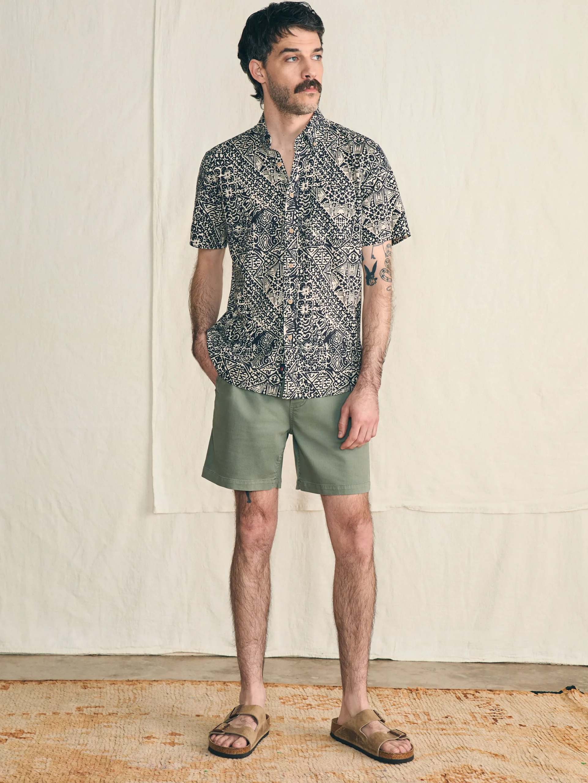 Faherty Brand Short-Sleeve Breeze Shirt -^ Shirts