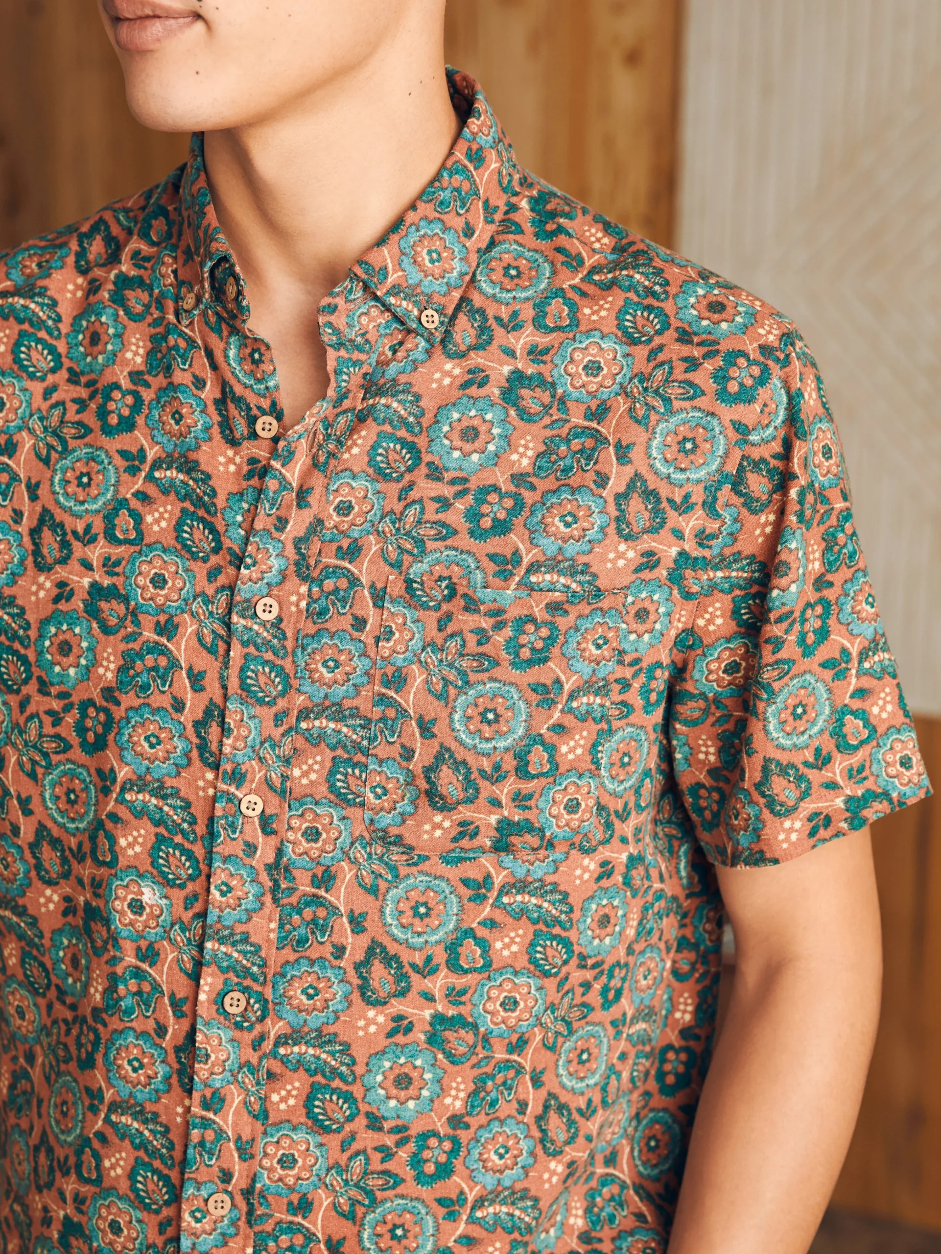 Faherty Brand Short-Sleeve Breeze Shirt -^ Shirts