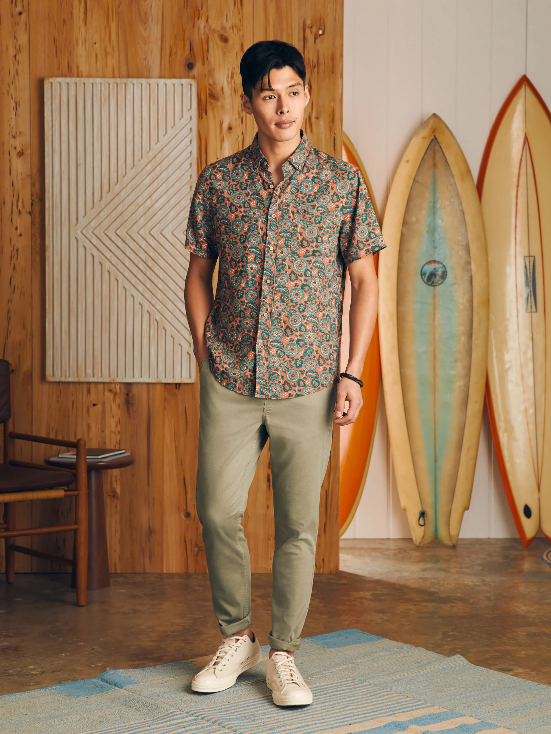 Faherty Brand Short-Sleeve Breeze Shirt -^ Shirts