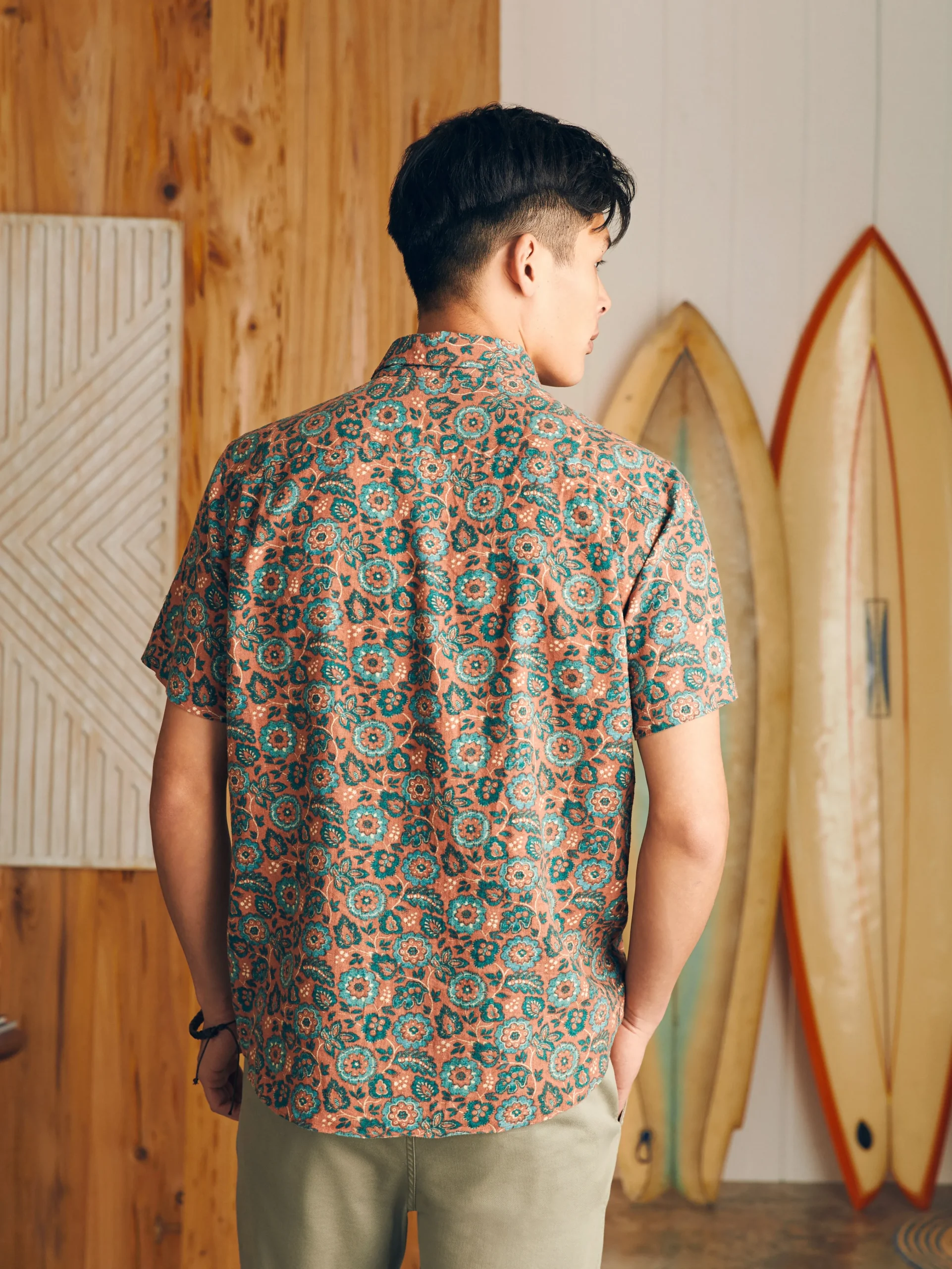 Faherty Brand Short-Sleeve Breeze Shirt -^ Shirts