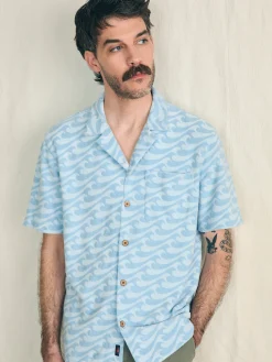 Faherty Brand Short-Sleeve Cabana Towel Terry Shirt -^ Shirts