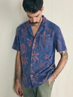 Faherty Brand Short-Sleeve Cabana Towel Terry Shirt -^ Shirts
