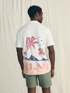 Faherty Brand Short-Sleeve Cabana Towel Terry Shirt -^ Shirts