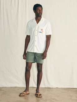 Faherty Brand Short-Sleeve Cabana Towel Terry Shirt -^ Shirts